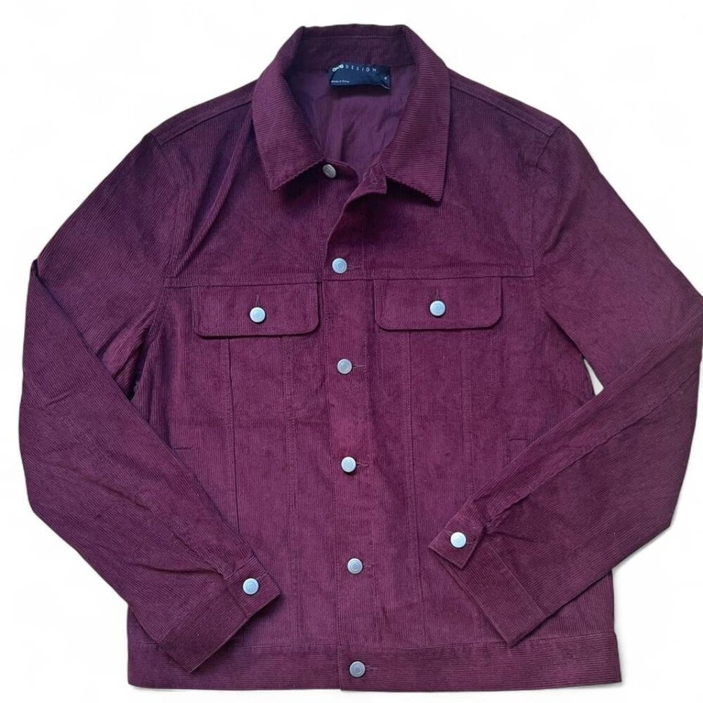 NWT burgundy corduroy Jacket, MEN M